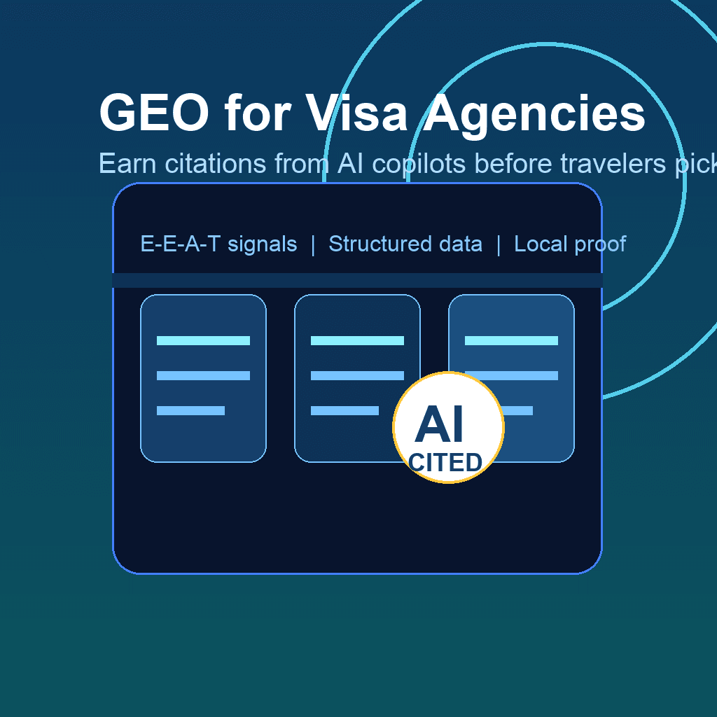Generative Engine Optimization (GEO) for Visa Application Agencies: How to Show Up in AI Answers